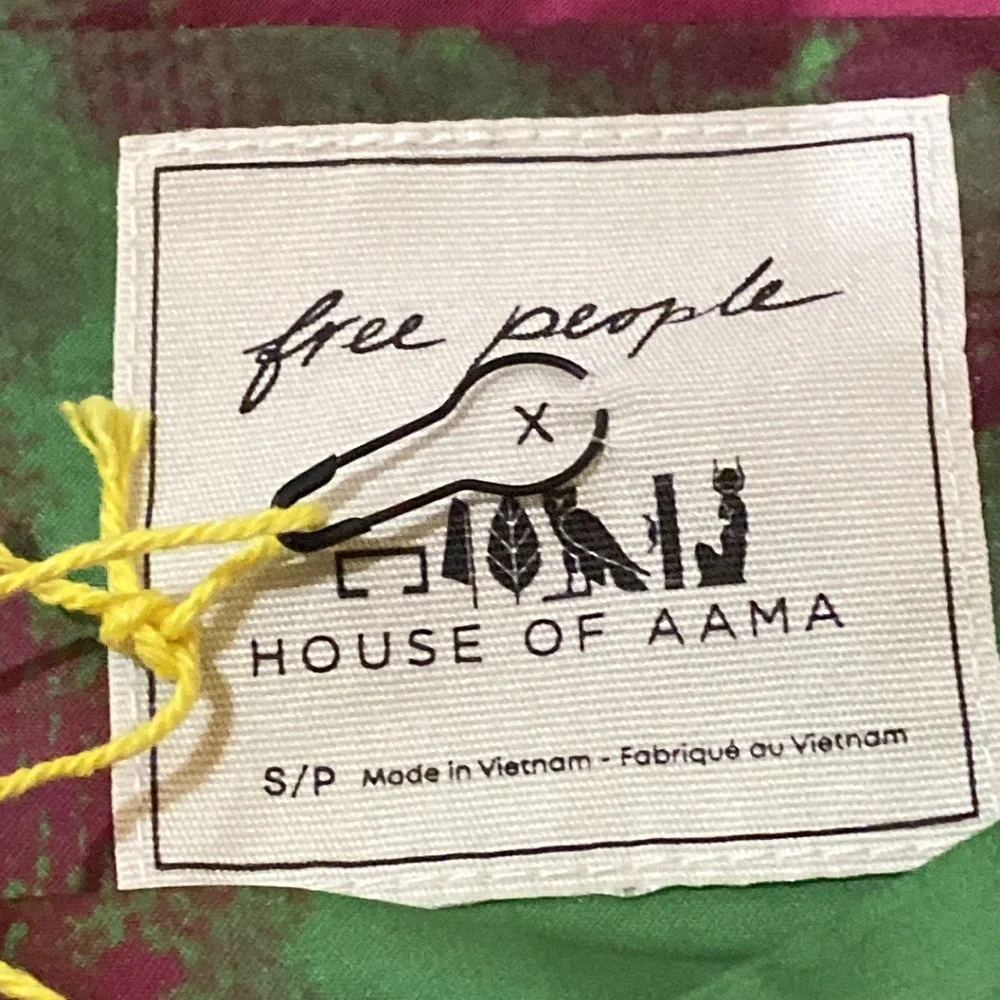 NWT Free People X House of Aama Top - Picture 6 of 11